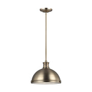 Generation Lighting 65086EN3-848 Pratt Street Metal Two Light Pendant, Satin Brass Main Image.jpg