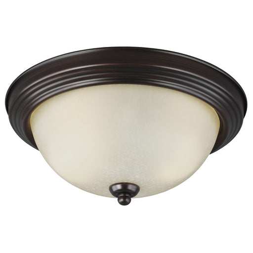 Generation Lighting 77064EN3-710 Geary Two Light Flush Mount, Bronze Main Image.jpg