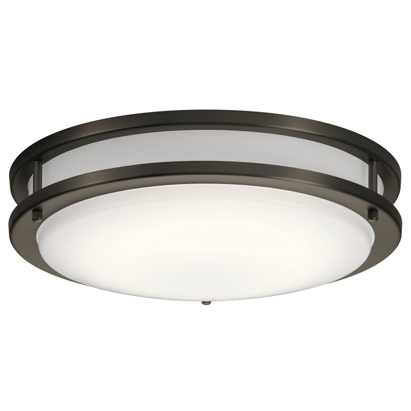 Kichler 10769OZLED LED Flush Mount, Olde Bronze