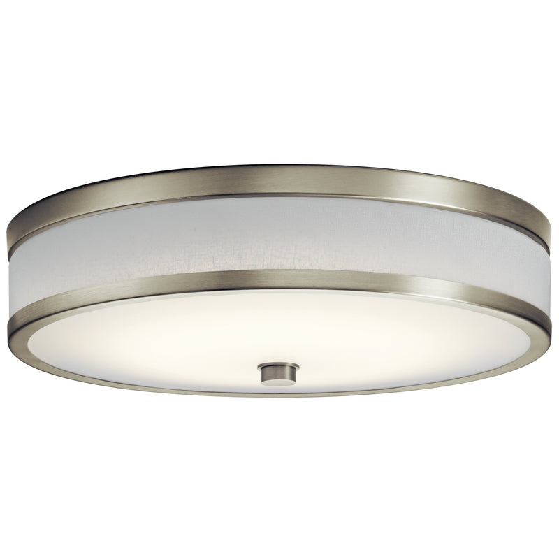 Kichler 11303NILED LED Flush Mount, Brushed Nickel