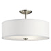 Kichler 43692NI Shailene Three Light Semi Flush Mount, Brushed Nickel Main Image.jpg