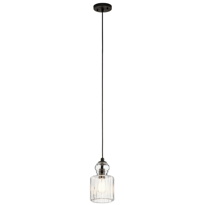 Kichler 43957OZ One Light Mini Pendant, Olde Bronze