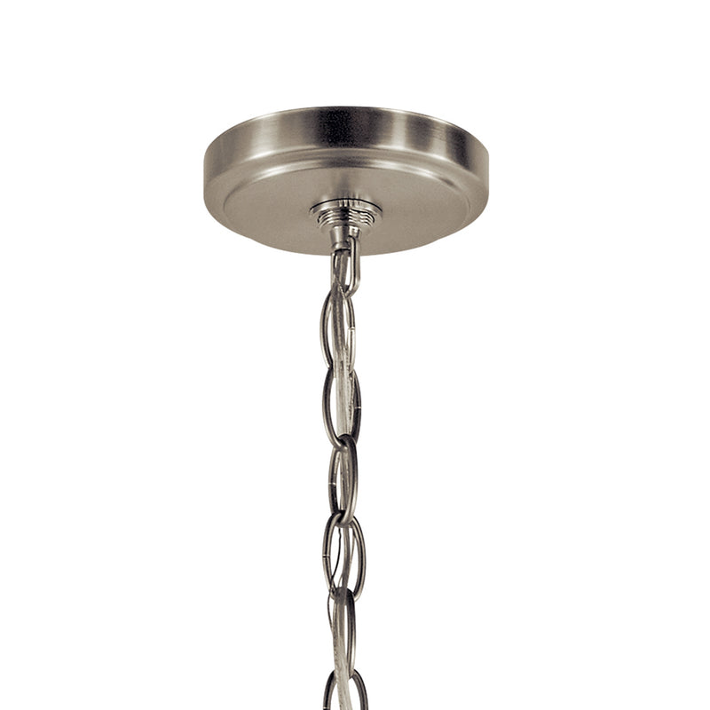 Kichler 44029NI Three Light Mini Chandelier, Brushed Nickel (2)