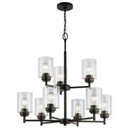 Kichler 44031OZ Nine Light Chandelier, Olde Bronze
