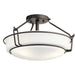 Kichler 44085OZ Alkire Three Light Semi Flush Mount, Olde Bronze Main Image.jpg