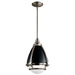 Kichler 44098CLP Ayra One Light Pendant, Classic Pewter Main Image.jpg