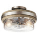 Kichler 44100CLP Grand Bank Two Light Semi Flush Mount, Classic Pewter Main Image.jpg