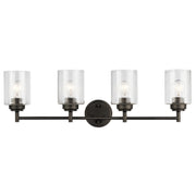 Kichler 45887OZ Four Light Bath, Olde Bronze