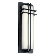 Kichler 49298BKTLED LED Outdoor Wall Mount, Textured Black