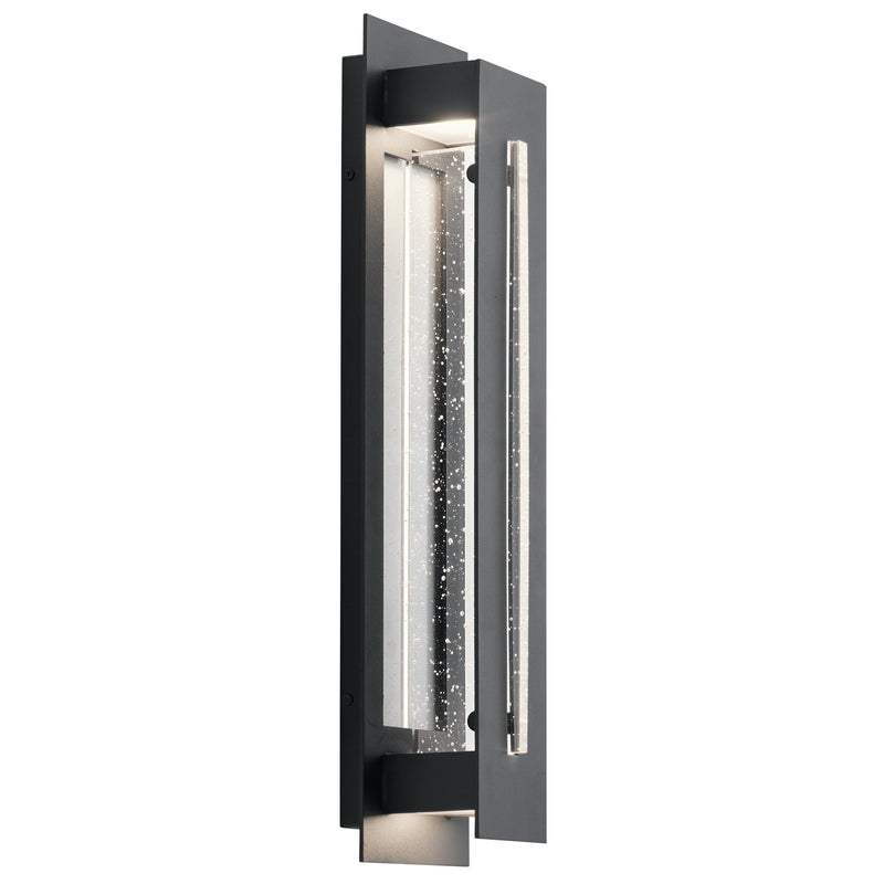 Kichler 49946BKTLED LED Outdoor Wall Mount, Textured Black