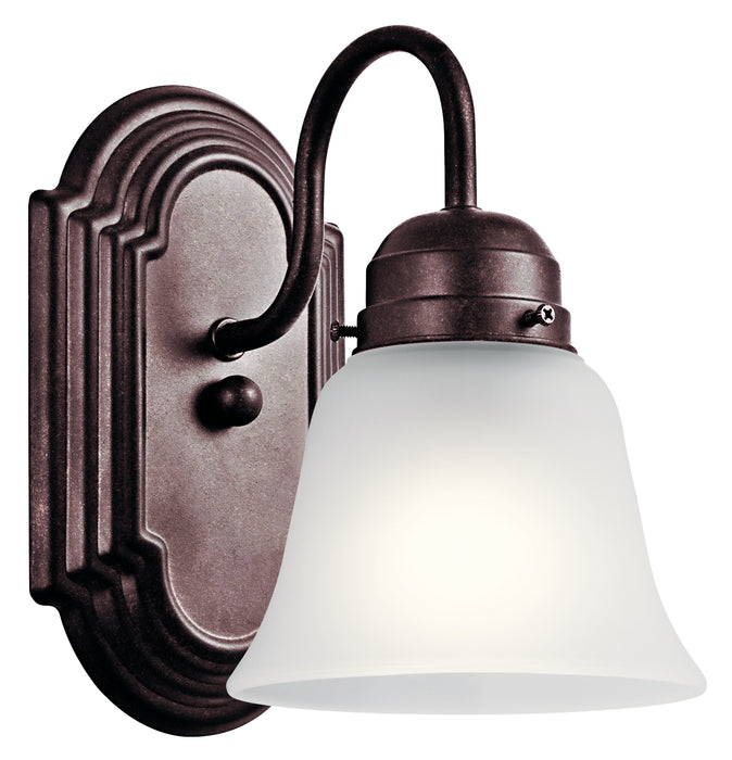 Kichler 5334TZS One Light Wall Sconce, Tannery Bronze Main Image.jpg