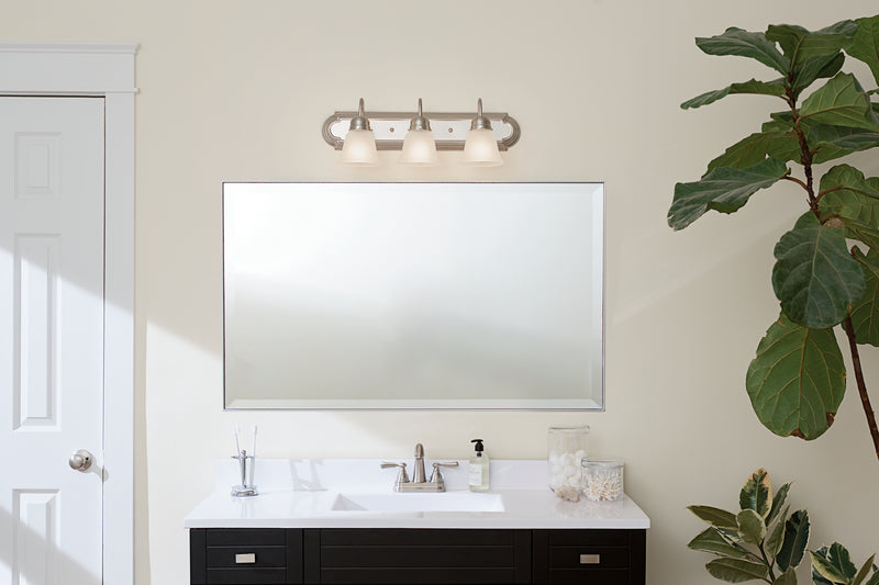 Kichler 5337NIS Three Light Bath, Brushed Nickel (2)