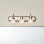 Kichler 5337NIS Three Light Bath, Brushed Nickel (4)
