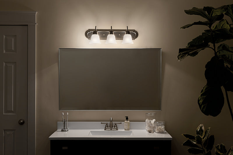 Kichler 5337NIS Three Light Bath, Brushed Nickel (5)
