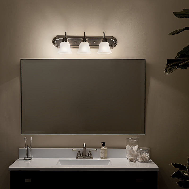 Kichler 5337NIS Three Light Bath, Brushed Nickel (6)