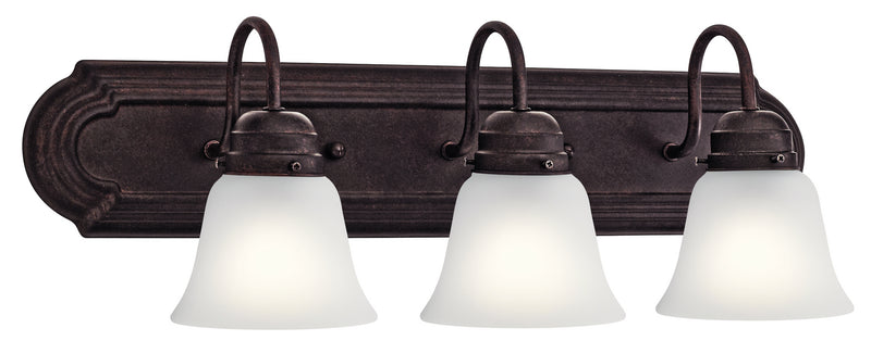 Kichler 5337TZS Three Light Bath, Tannery Bronze