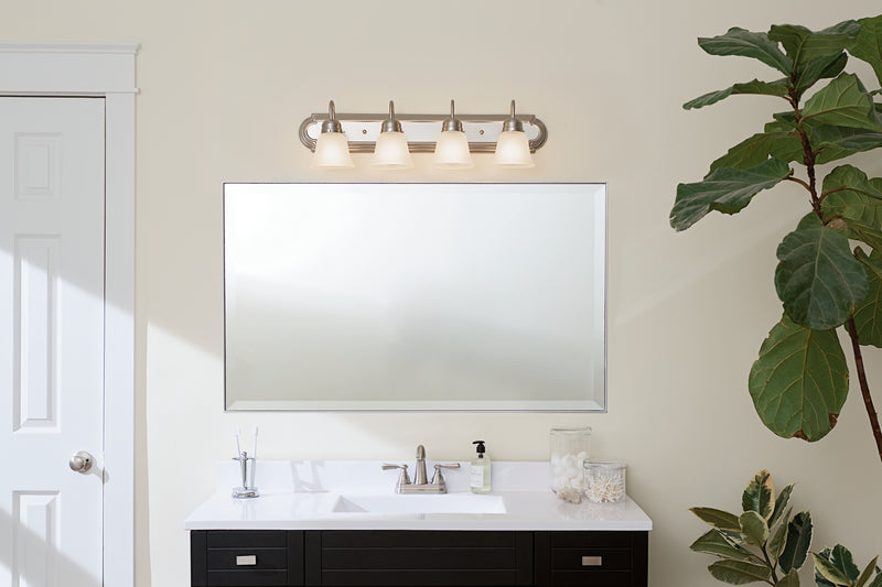 Kichler 5338NIS Four Light Bath, Brushed Nickel (2)
