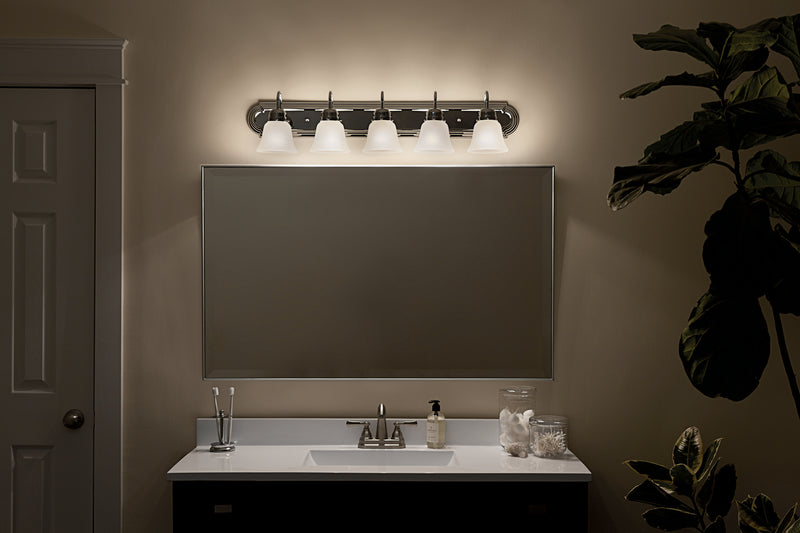 Kichler 5339CHS Five Light Bath, Chrome (5)