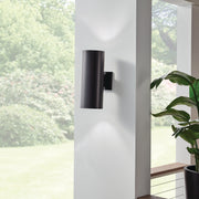 Kichler 9246BK Two Light Outdoor Wall Mount, Black (3)