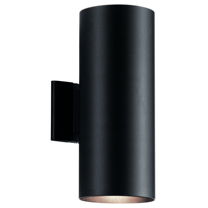 Kichler 9246BK Two Light Outdoor Wall Mount, Black
