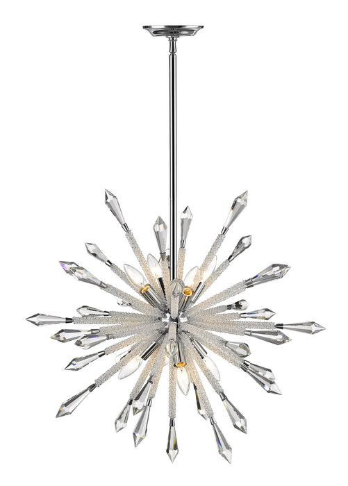 Z-Lite 4002-8 Soleia Eight Light Chandelier, Chrome Main Image.jpg