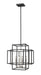 Z-Lite 454-18BK-BN Titania Four Light Pendant, Black / Brushed Nickel Main Image.jpg