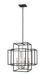 Z-Lite 454-22BK-BN Titania Four Light Pendant, Black / Brushed Nickel Main Image.jpg