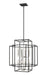 Z-Lite 454-28BK-BN Titania Eight Light Pendant, Black / Brushed Nickel Main Image.jpg