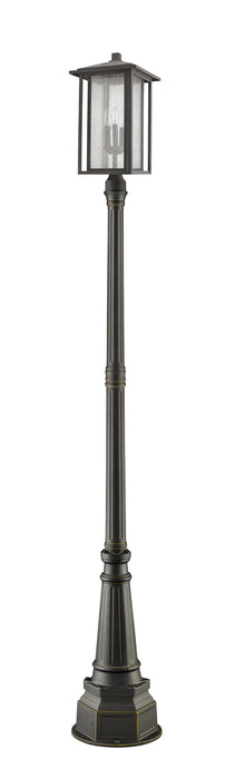 Z-Lite 554PHXLR-564P-ORB Aspen Three Light Outdoor Post Mount, Oil Rubbed Bronze Main Image.jpg