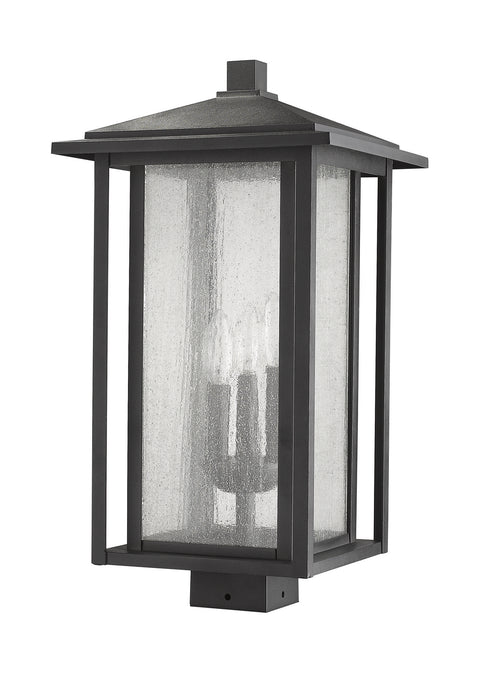 Z-Lite 554PHXLS-BK Aspen Three Light Outdoor Post Mount, Black Main Image.jpg