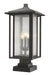 Z-Lite 554PHXLS-SQPM-ORB Aspen Three Light Outdoor Pier Mount, Oil Rubbed Bronze Main Image.jpg