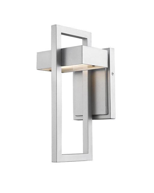 Z-Lite 566S-SL-LED Luttrel LED Outdoor Wall Sconce, Silver Main Image.jpg