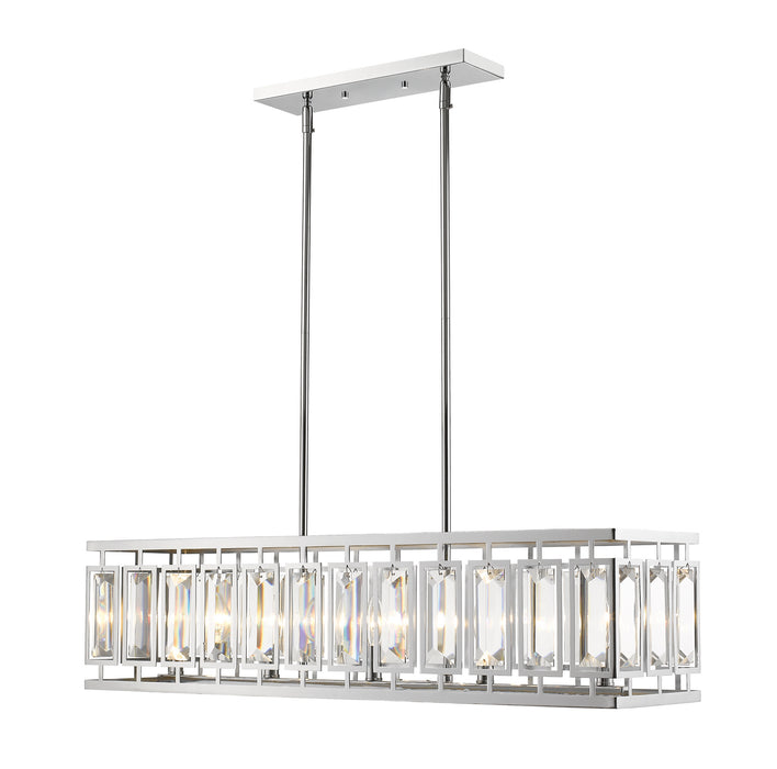 Z-Lite 6006-35CH Mersesse Five Light Pendant, Chrome Main Image.jpg