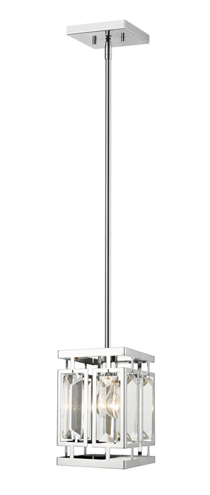 Z-Lite 6006MP-CH Mersesse One Light Pendant, Chrome Main Image.jpg