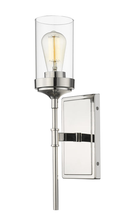 Z-Lite 617-1S-PN Calliope One Light Wall Sconce, Polished Nickel Main Image.jpg