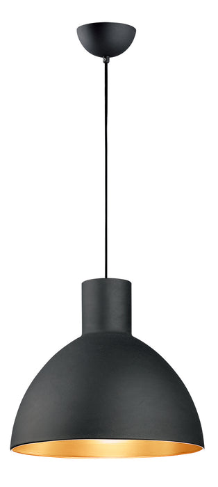 Maxim 11026BKGLD Cora One Light Pendant, Black / Gold Main Image.jpg