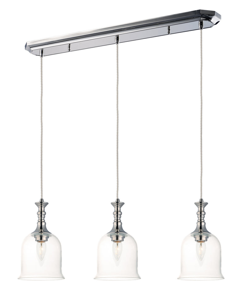 Maxim 20473CLPN Centennial Three Light Pendant, Polished Nickel Alternate Image.jpg