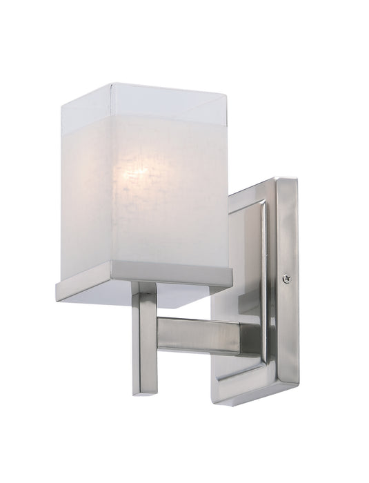 Maxim 2151LNSN Tetra One Light Bath Vanity, Satin Nickel Main Image.jpg