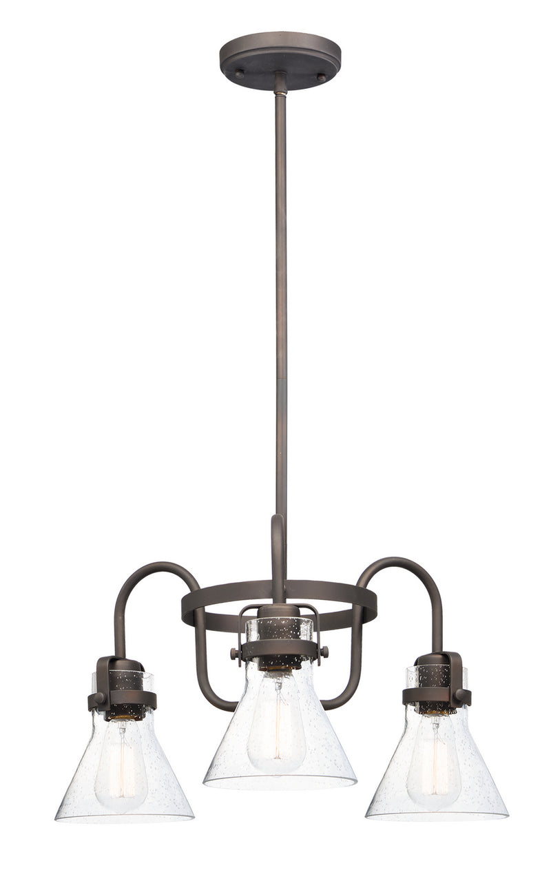 Maxim 26116CDOI Seafarer Three Light Chandelier, Oil Rubbed Bronze Main Image.jpg