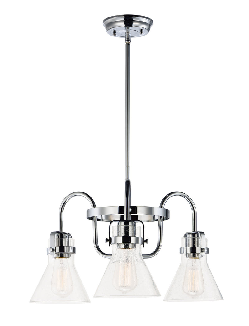 Maxim 26116CDPC Seafarer Three Light Chandelier, Polished Chrome Main Image.jpg