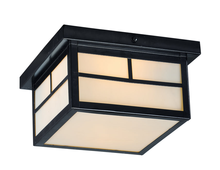 Maxim 4059WTBK Coldwater Two Light Outdoor Ceiling Mount, Black Main Image.jpg