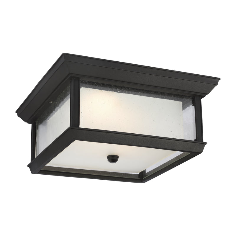Visual Comfort Studio OL12813TXB-L1 McHenry LED Outdoor Flush Mount, Textured Black Main Image.jpg