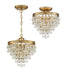 Crystorama 130-VG Calypso Three Light Mini Chandelier Vibrant Gold Alternate Image 4.jpg