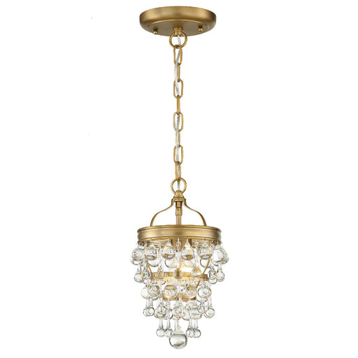 Crystorama 131-VG Calypso One Light Mini Chandelier Vibrant Gold Alternate Image.jpg