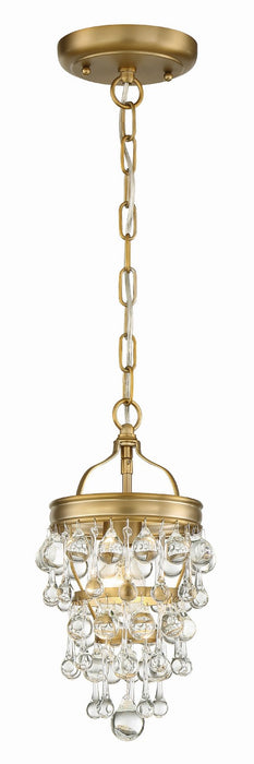 Crystorama 131-VG Calypso One Light Mini Chandelier Vibrant Gold Alternate Image 4.jpg