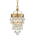 Crystorama 131-VG Calypso One Light Mini Chandelier Vibrant Gold Main Image.jpg