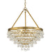 Crystorama 136-VG Calypso Six Light Chandelier Vibrant Gold Main Image.jpg