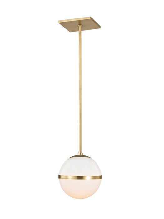 Crystorama 2107-AG Truax One Light Chandelier Aged Brass Main Image.jpg