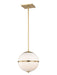 Crystorama 2112-AG Truax One Light Chandelier Aged Brass Main Image.jpg