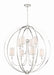 Crystorama 2246-PN Sylvan Eight Light Chandelier Polished Nickel Main Image.jpg
